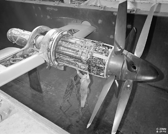 Space History Photo: Python Engine Installed in Altitude Wind Tunnel
